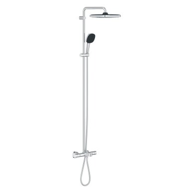 GROHE VITALIO COMFORT 250 termostatinė dušo sistema, blizgus chromas GROHE VITALIO COMFORT 250 termostatinė dušo sistema, blizgus chromas