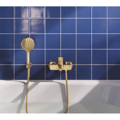 GROHE - VITALIO JOY+ 120 mm aukso spalvos dušo rinkinys 6 GROHE - VITALIO JOY+ 120 mm aukso spalvos dušo rinkinys 6