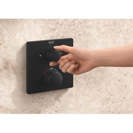 GROHE PRECISION potinkinė termostatinė dušo sistema 250 × 250 mm 2 GROHE PRECISION potinkinė termostatinė dušo sistema 250 × 250 mm 2