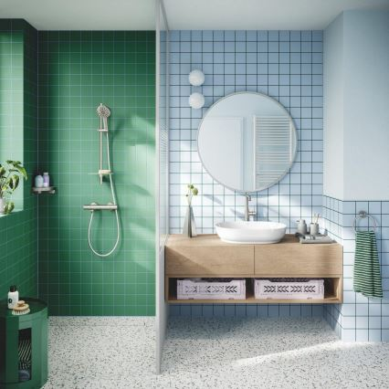 GROHE - Rankinė dušo galvutė VITALIO JOY+ 120 mm matinis chromas 10