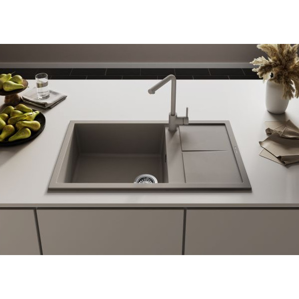 Granitinė plautuvė Elleci UNICO 410 86X50 ruda 43 1