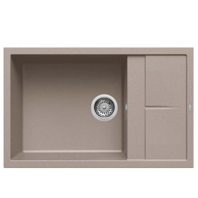 Granitinė plautuvė Elleci UNICO 310 78X50 ruda 43 Granitinė plautuvė Elleci UNICO 310 78X50 ruda 43