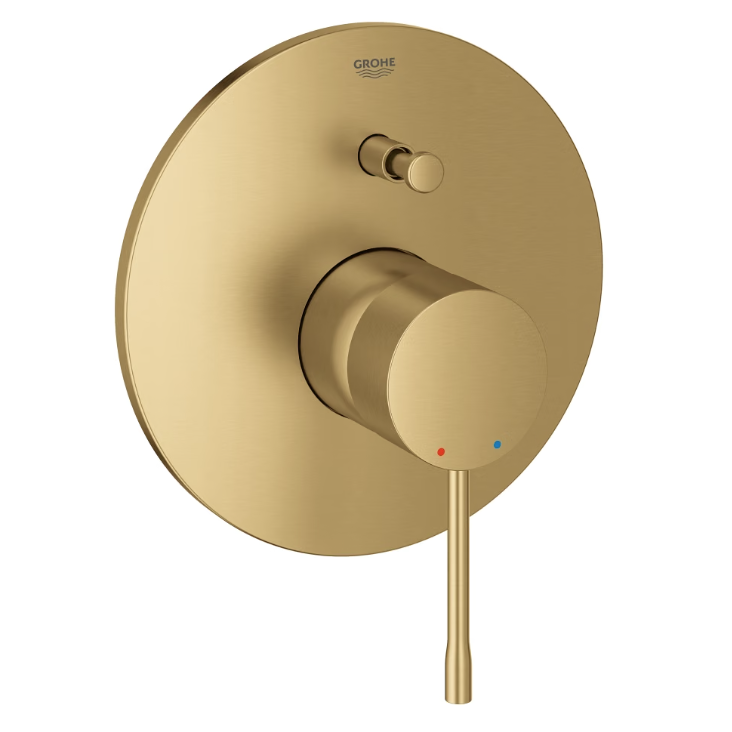 Grohe Essence potinkinė dušo sistema, braižytas auksas 2