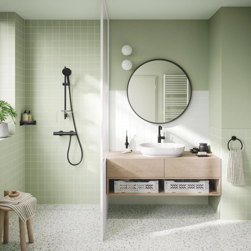 GROHE - Dušo komplektas VITALIO JOY+ 120 mm juodas 6 GROHE - Dušo komplektas VITALIO JOY+ 120 mm juodas 6