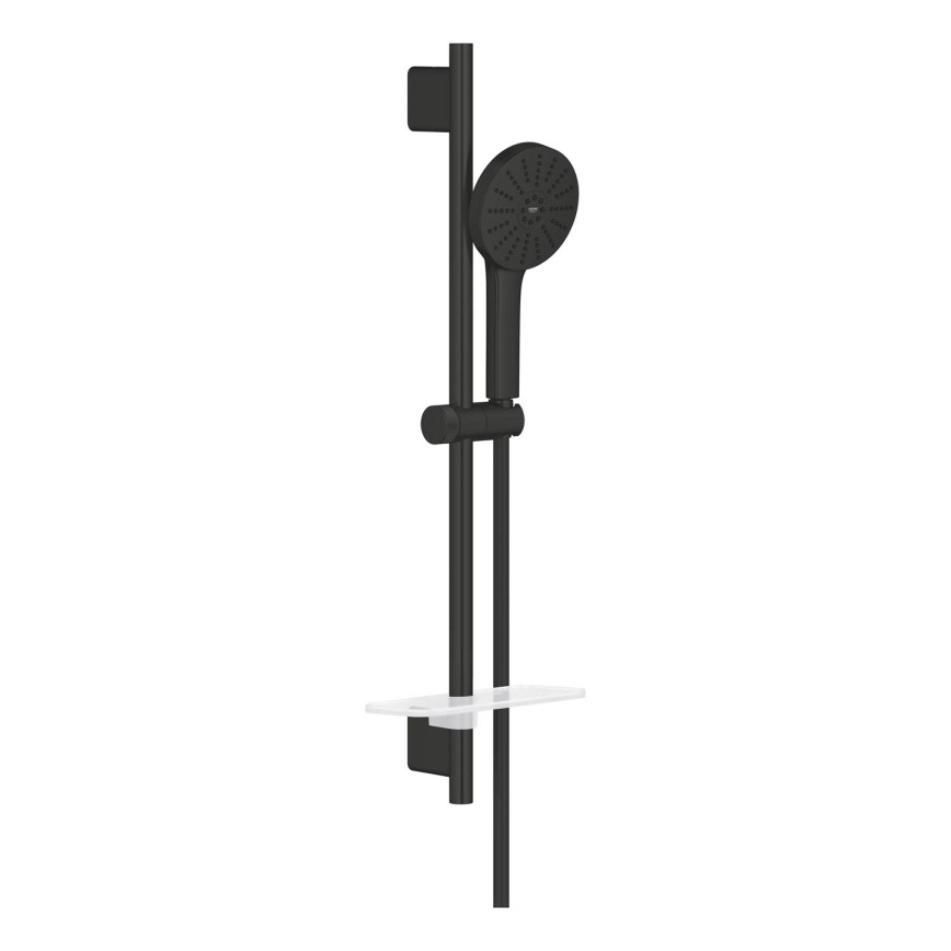 GROHE - Dušo komplektas VITALIO JOY+ 120 mm juodas