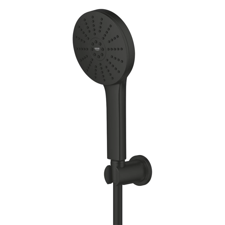 GROHE - Dušo komplektas VITALIO JOY+ 120 mm juodas 2 GROHE - Dušo komplektas VITALIO JOY+ 120 mm juodas 2