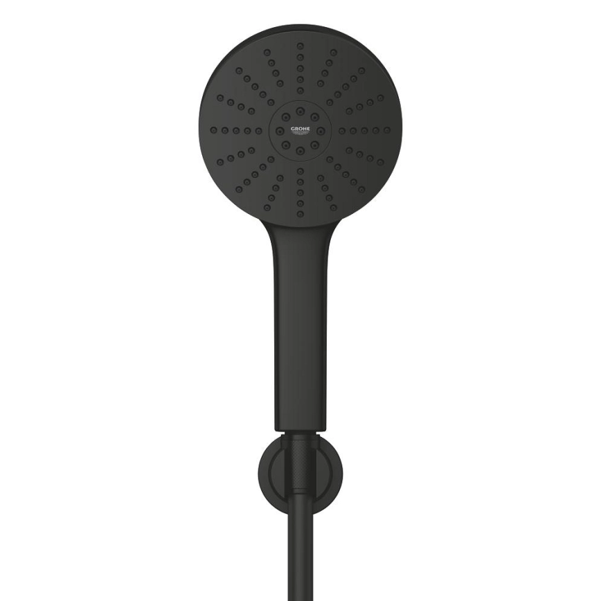 GROHE - Dušo komplektas VITALIO JOY+ 120 mm juodas 3 GROHE - Dušo komplektas VITALIO JOY+ 120 mm juodas 3