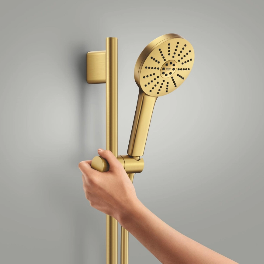GROHE - VITALIO JOY+ 120 mm dušo komplektas, auksinis 1 GROHE - VITALIO JOY+ 120 mm dušo komplektas, auksinis 1