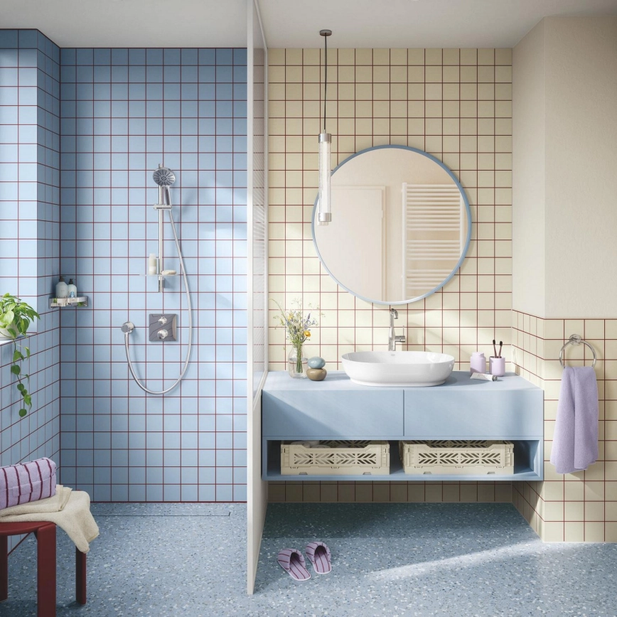 GROHE - VITALIO JOY+ 120 mm dušo komplektas, blizgus chromas 9 GROHE - VITALIO JOY+ 120 mm dušo komplektas, blizgus chromas 9