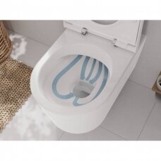 Hansgrohe EluPura S pakabinamo WC puodo su lėtai užsidarančiu dangčiu komplektas