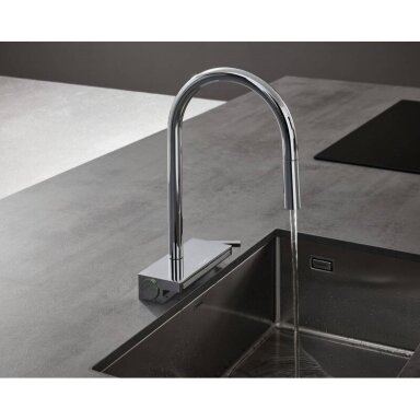 Hansgrohe Aquno Select 170 maišytuvas plautuvei su ištraukiama žarna Hansgrohe Aquno Select 170 maišytuvas plautuvei su ištraukiama žarna