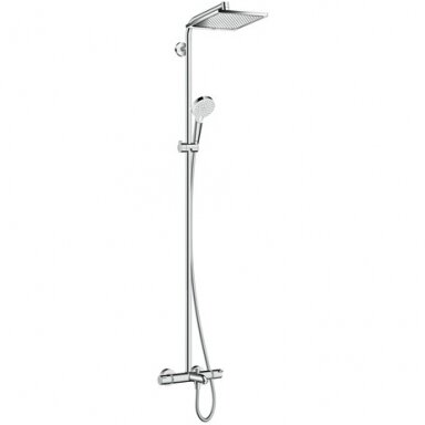 Hansgrohe Crometta E 240 1jet termostatinė dušo sistema su snapu