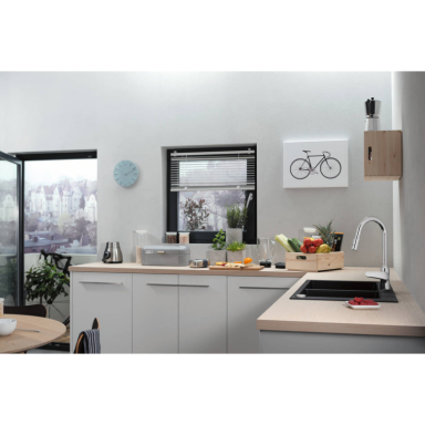 Hansgrohe Focus 220 maišytuvas plautuvei su ištraukiama žarna Hansgrohe Focus 220 maišytuvas plautuvei su ištraukiama žarna