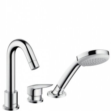 Hansgrohe Logis įgręžiamas į vonios kraštą maišytuvas