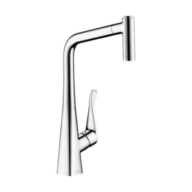 Hansgrohe Metris maišytuvas plautuvei su ištraukiamu dušeliu (nerūdijančio plieno atspalvis) Hansgrohe Metris maišytuvas plautuvei su ištraukiamu dušeliu (nerūdijančio plieno atspalvis)