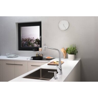 Hansgrohe Metris Select 320 maišytuvas plautuvei su ištraukiama žarna, dviejų srovių Hansgrohe Metris Select 320 maišytuvas plautuvei su ištraukiama žarna, dviejų srovių