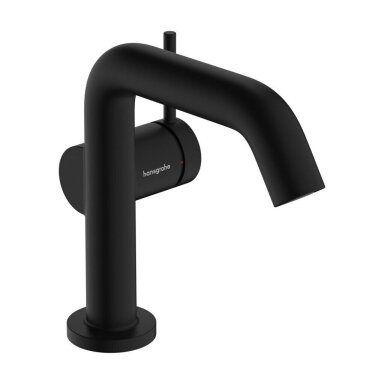 Hansgrohe praustuvo maišytuvas Tecturis S 110 su dugno vožtuvu, juodas matinis Hansgrohe praustuvo maišytuvas Tecturis S 110 su dugno vožtuvu, juodas matinis