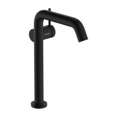 Hansgrohe Tecturis S 240 aukštas praustuvo maišytuvas su CoolStart EcoSmart+ sistema be dugno vožtuvo, juodas Hansgrohe Tecturis S 240 aukštas praustuvo maišytuvas su CoolStart EcoSmart+ sistema be dugno vožtuvo, juodas