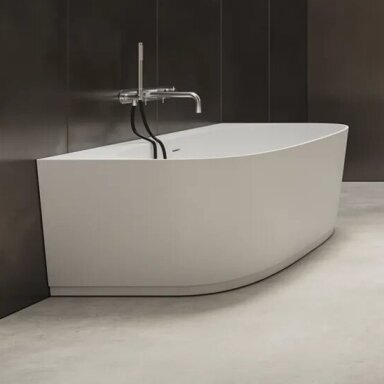 Balta matinė Hatria H-SOLID prie sienos glaudžiama vonia 160x84x55 Balta matinė Hatria H-SOLID prie sienos glaudžiama vonia 160x84x55