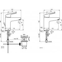 Ideal Standard Ceraplan potinkinė dušo sistema -  BD195AA 11