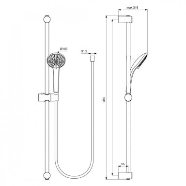 Ideal Standard Cerafine O rinkinys 3IN1 - BC985AA Ideal Standard Cerafine O rinkinys 3IN1 - BC985AA