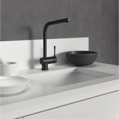 Juodas matinis Ideal Standard CERALOOK plautuvės maišytuvas BC174XG Juodas matinis Ideal Standard CERALOOK plautuvės maišytuvas BC174XG