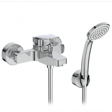 Ideal Standard Ceraplan virštinkinis vonios maišytuvas su dušo žarna 1500 mm, rankine dušo galva ir laikikliu - BD258AA Ideal Standard Ceraplan virštinkinis vonios maišytuvas su dušo žarna 1500 mm, rankine dušo galva ir laikikliu - BD258AA