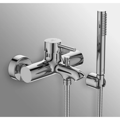 Ideal Standard CERLINE virštinkinis vonios maišytuvas su dušo žarna, rankine dušo galva ir laikikliu - BC270AA Ideal Standard CERLINE virštinkinis vonios maišytuvas su dušo žarna, rankine dušo galva ir laikikliu - BC270AA