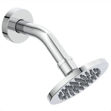 Ideal Standard Idealrain dušo galva Ø100 mm su silikoniais purkštukais ir alkūne 118 mm, chromas - B9436AA Ideal Standard Idealrain dušo galva Ø100 mm su silikoniais purkštukais ir alkūne 118 mm, chromas - B9436AA