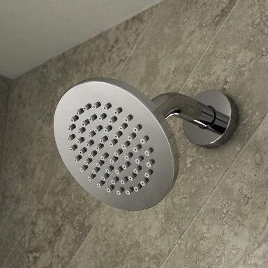 Ideal Standard Idealrain dušo galva Ø100 mm su silikoniais purkštukais ir alkūne 118 mm, chromas - B9436AA Ideal Standard Idealrain dušo galva Ø100 mm su silikoniais purkštukais ir alkūne 118 mm, chromas - B9436AA