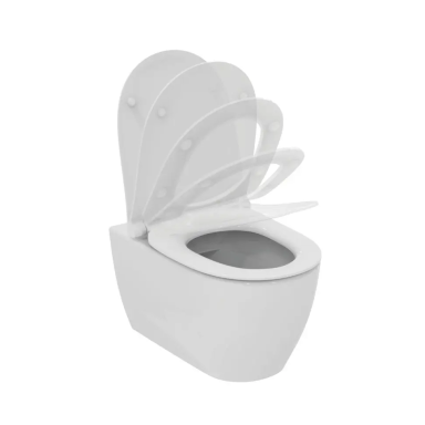 Ideal Standard i.life O pakabinamas WC su Soft Close sėdyne ir PROSYS 120 potinkinis WC rėmas su Oleas M2 baltos spalvos nuleidimo mygtuku Ideal Standard i.life O pakabinamas WC su Soft Close sėdyne ir PROSYS 120 potinkinis WC rėmas su Oleas M2 baltos spalvos nuleidimo mygtuku