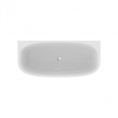 Ideal Standard Dea Duo prie sienos statoma  akrilinė vonia 180x80 cm su Click-Clack nuotekų vožtuvu 4