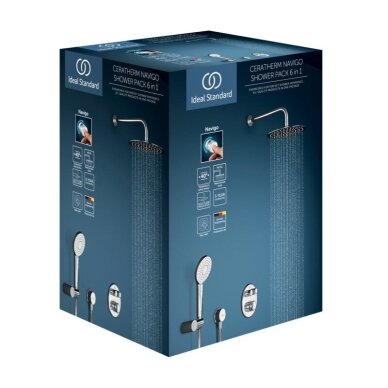 Ideal Standard Ceratherm Navigo potinkinė termostatinė sistema 8 Ideal Standard Ceratherm Navigo potinkinė termostatinė sistema 8