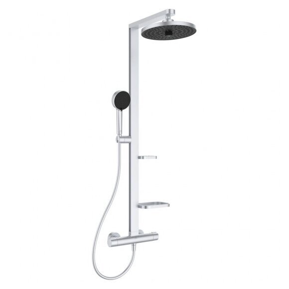 Ideal Standard CERATHERM ALU+ termostatinė dušo sistema, sidabro matinė spalva