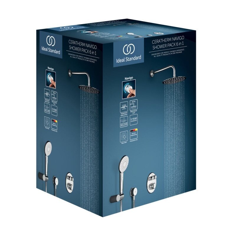 Ideal Standard Ceratherm Navigo potinkinė termostatinė sistema 8 Ideal Standard Ceratherm Navigo potinkinė termostatinė sistema 8