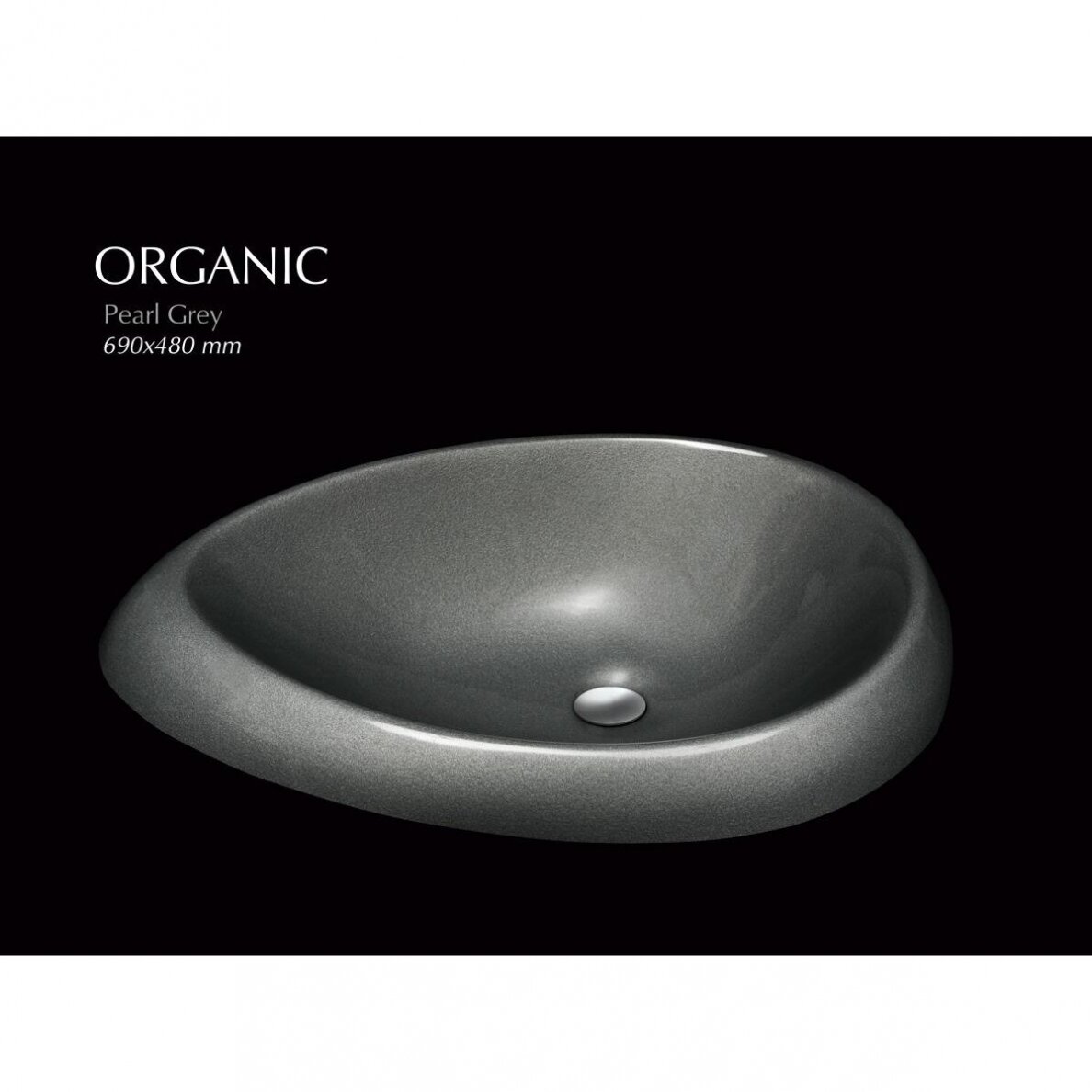 Įleidžiamas akmens masės praustuvas Paa Organic In 2