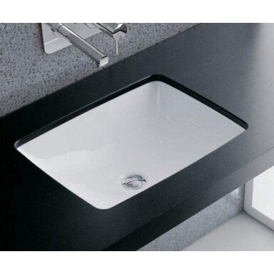 Iš apačios montuojamas praustuvas su nušlifuota viršutine briauna Laufen Pro S 49x36 cm
