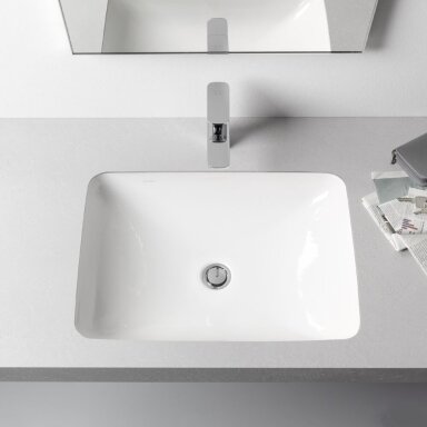 Iš apačios įmontuojamas praustuvas Laufen Pro su nušlifuota viršutine briauna 490 x 360 x 170 mm Iš apačios įmontuojamas praustuvas Laufen Pro su nušlifuota viršutine briauna 490 x 360 x 170 mm