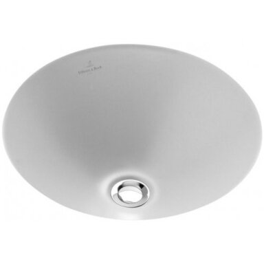 Iš apačios montuojamas praustuvas Villeroy&Boch Loop&Friends 38cm, be persipylimo angos Iš apačios montuojamas praustuvas Villeroy&Boch Loop&Friends 38cm, be persipylimo angos