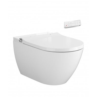 Išmanusis pakabinamas unitazas Meissen Genera Ultimate Oval Išmanusis pakabinamas unitazas Meissen Genera Ultimate Oval