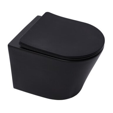 ISVEA DUREZZA potinkinis wc rėmas su juodu matiniu SOTTI mygtuku ir juodu matiniu klozetu SAT Infinitio Compact Rimless ISVEA DUREZZA potinkinis wc rėmas su juodu matiniu SOTTI mygtuku ir juodu matiniu klozetu SAT Infinitio Compact Rimless