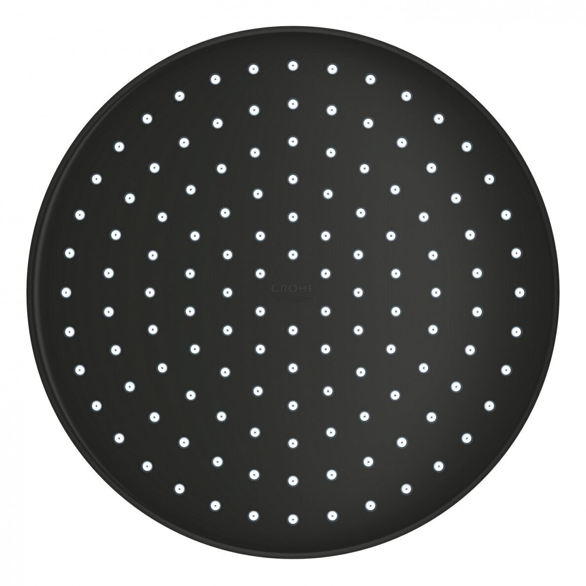 Juodos matinės spalvos GROHE Vitalio Start 250 termostatinė dušo sistema su 25 cm dušo galva 3
