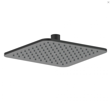 Juoda matinė Idealrain Cube kvadratine 200x200 mm dušo galva B0024XG Juoda matinė Idealrain Cube kvadratine 200x200 mm dušo galva B0024XG