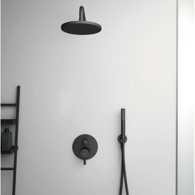 Juoda potinkinė dušo sistema Ideal Standard Ceratherm 100 BD193XG Juoda potinkinė dušo sistema Ideal Standard Ceratherm 100 BD193XG