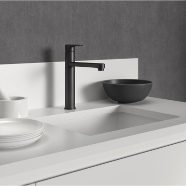 Juodas matinis Ideal Standard Cerafine O plautuvės maišytuvas su sukiojamu snapu BC501XG Juodas matinis Ideal Standard Cerafine O plautuvės maišytuvas su sukiojamu snapu BC501XG