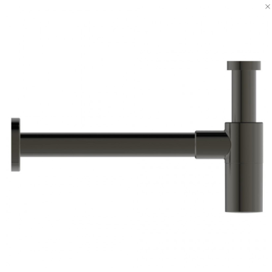 Juodas matinis Ideal Standard dekoratyvinis sifonas praustuvui T4441XG Juodas matinis Ideal Standard dekoratyvinis sifonas praustuvui T4441XG