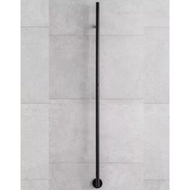 Juodos matinės spalvos elektrinis džiovintuvas PMH Ole 9 x 171 cm