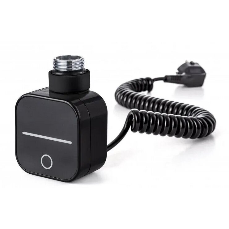 Juodas tenas HEATQ NEX su spiraliniu laidu 300W Juodas tenas HEATQ NEX su spiraliniu laidu 300W