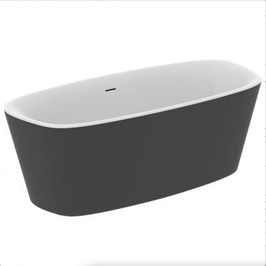 Ideal Standard Dea Duo laisvai pastatoma akrilinė vonia   170x75 cm su Click-Clack nuotekų vožtuvu 6