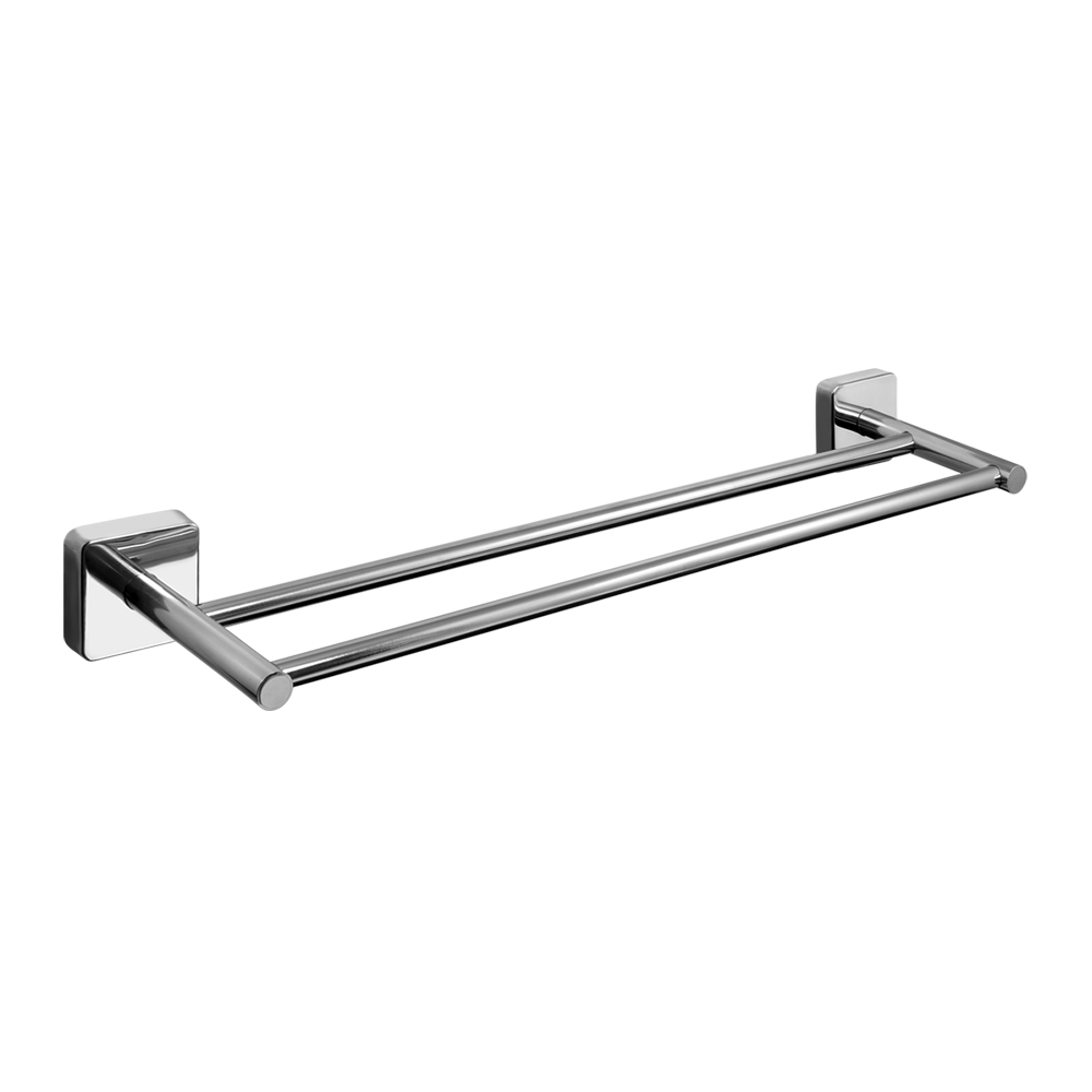 Kapitan Quattro polished mirror dviguba rankšluosčių kabykla 50cm
